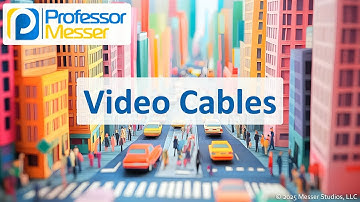 Video Cables - CompTIA A+ 220-1201 - 3.2