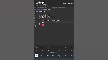 #15 C program | Reverse Half Triangle Pattern | coding c | C language |#Teach_tecno #c_programming