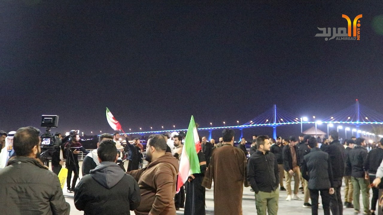 وقفات متجددة في البصرة دعماً لتنصيب السيد مجتبى الخامـ..نـ..ئي مرشداً لإيران #المربد