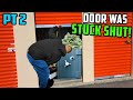 I Bought a Storage Unit with The Door Stuck! THIS Was Hidden in the BACK!