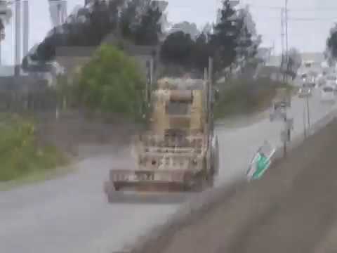 Peterbilt Truck And Trainhorn On Espinosa Road In Castroville, California, USA.