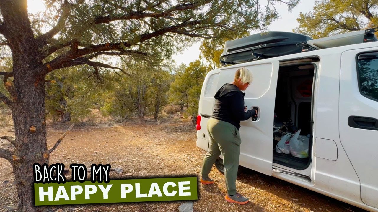 Vanlife Alone | Back To My Happy Place On The Road - YouTube