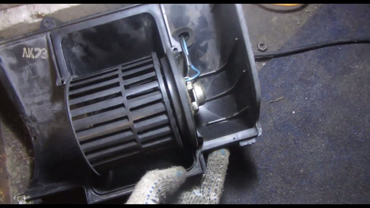Замена моторчика печки (вентилятора отопителя) ВАЗ 2110, 2111 и 2112