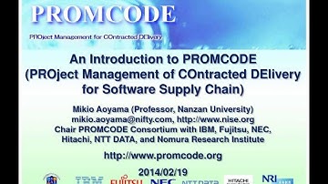 OSLC Community Update and Introduction to PROMCODE