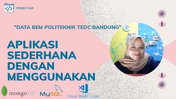 Aplikasi Sederhana dengan menggunakan database Mongodb dan Mysql