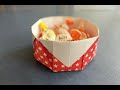 Оригами миска, тарелка, сосуд, коробка из бумаги. How to make a Paper Bowl,  Basket, Box, Container