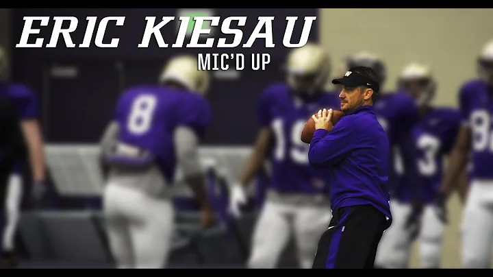 UW Husky Football - Coach Eric Kiesau Mic'd Up
