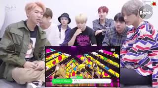 bts reaction itzy icy stage mix
