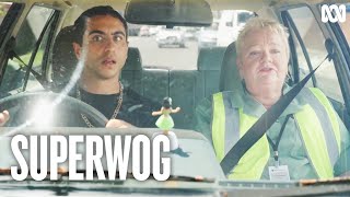Superwog takes his P plate driving test | Superwog