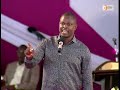 Ndindi Nyoro addressing mourners at Martha Karua's father burial in Kirinyaga
