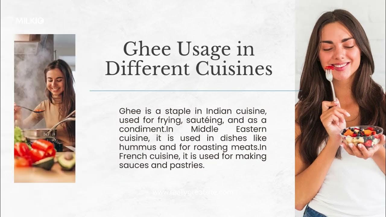 What does ghee taste like? YouTube