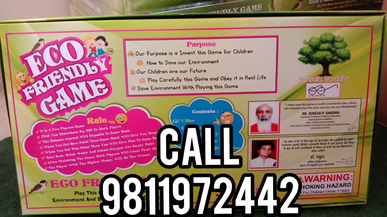 Eco Friendly Game for children