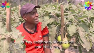 Md. Milon Mia, Bangladeshi Bt brinjal farmer sharing his experience.