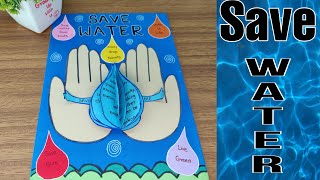 Save water project l Save water chart l Save water poster