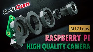 M12 (S-mount) Lenses for Raspberry Pi High Quality Camera [ 20° to 180° FoV]