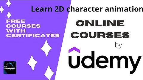 learn 2D character animation | udemy online free course