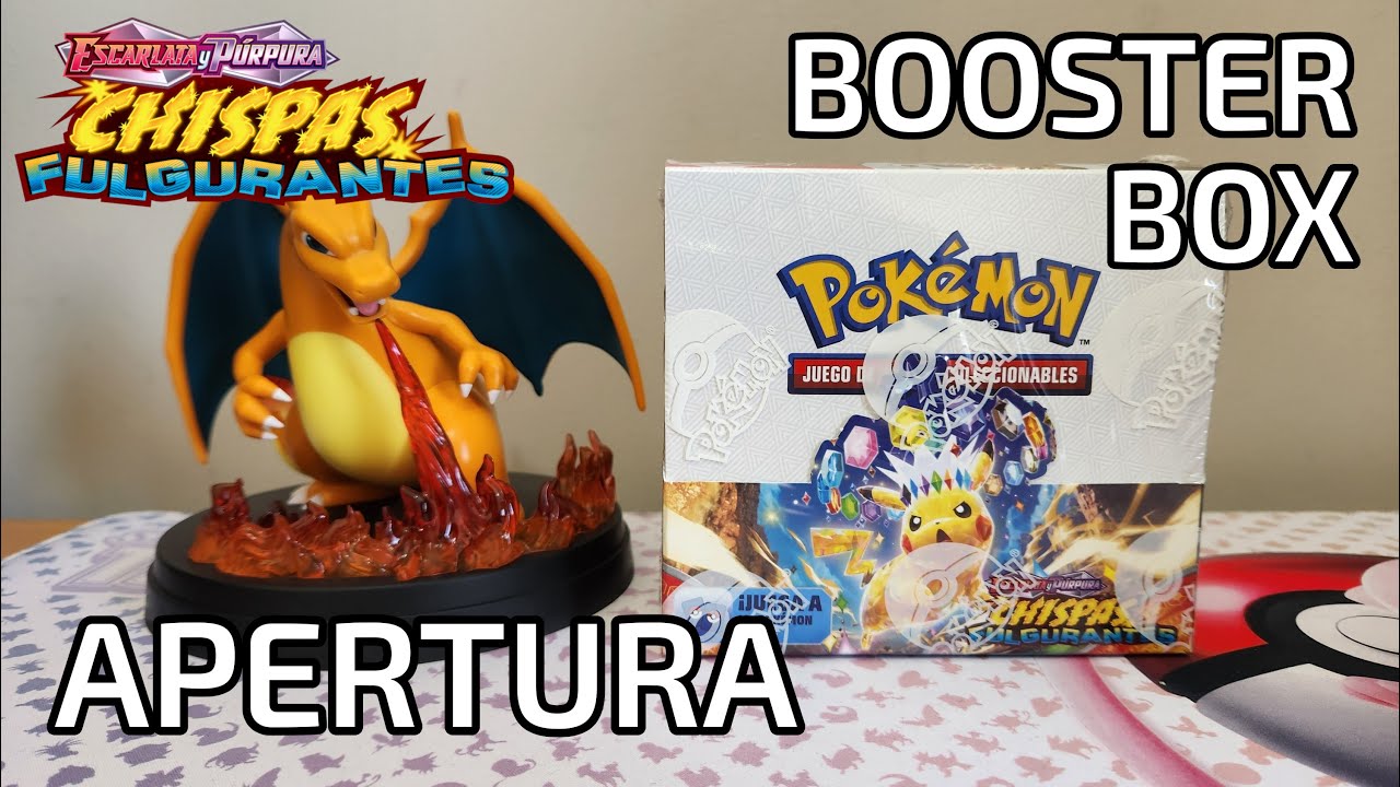 Apertura Booster Box Surging Sparks de Pokémon TCG - Chispas ...