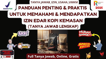 Ini Dia! Cuan dari Kopi Kemasan?Ini Panduan Lengkap Izin Edarnya Sebelum Dijual!