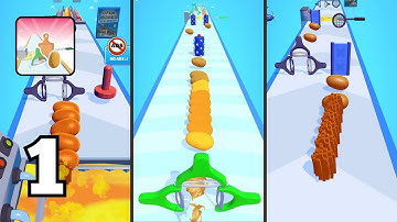 Potato Rush - Gameplay Walkthrough Part 1 All Levels 1-20 (Android,iOS)