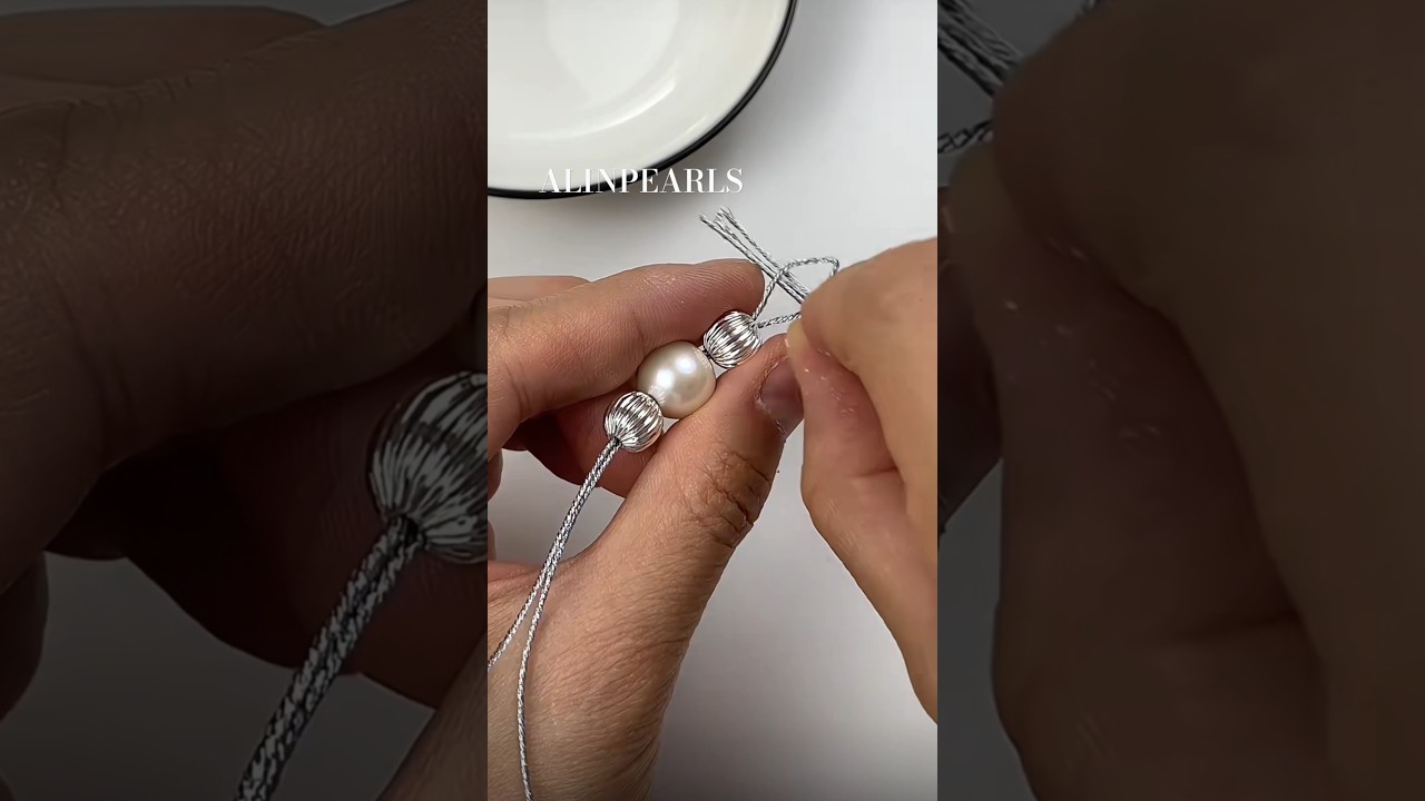 handmade for pearl jewelry process 