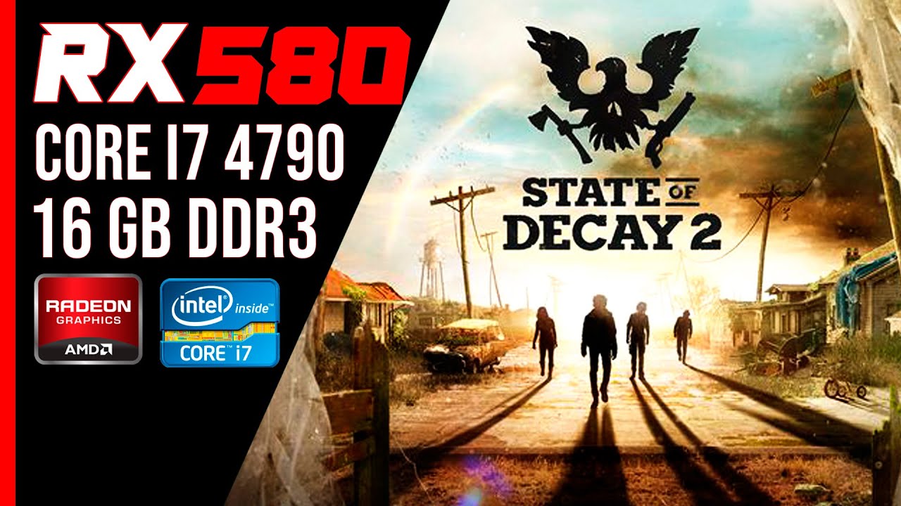 State of Decay 2 na RX 580 Teste de FPS - | 1080p | - Baixo - Medio - Alto - Ultra