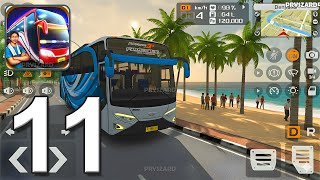 Bus Simulator Indonesia - Gameplay Part 11 - Trip To Pandawa Beach In Rainy Day (iOS, Android) screenshot 5