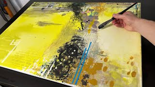 Abstrakte Acrylmalerei | abstract painting