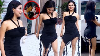 After Lip Kissing Controversy Avneet Kaur Bindaas Appearance In Front Of Media Snapped Andheri