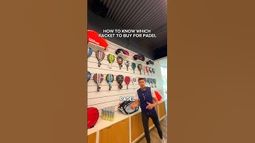 How to know which racket to buy! #padel
