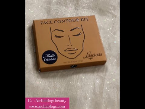 Contour like a Pro with Luscious Cosmetics Face Contour Kit Matte Drama: A Review