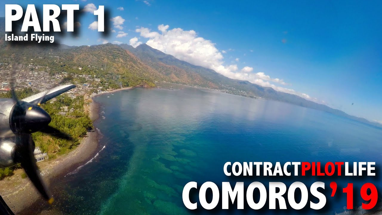 Pilot Flying in the COMOROS - Island Hopping (Contract Pilot Life - Part 1) [4K]
