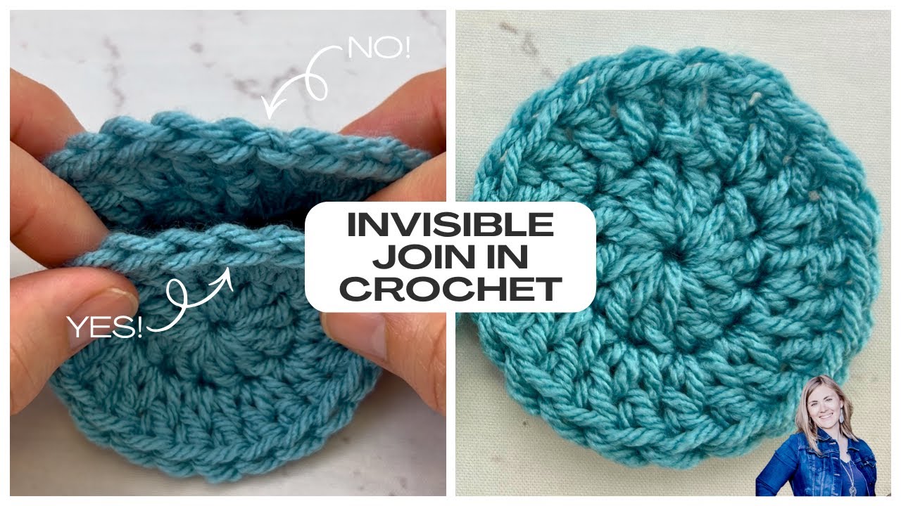 How to Join Crochet Rounds with the Invisible Join | Seamless Crochet ...