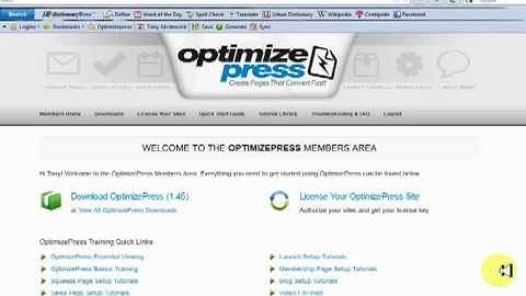 Wordpress Theme Tutorial - Optimizepress