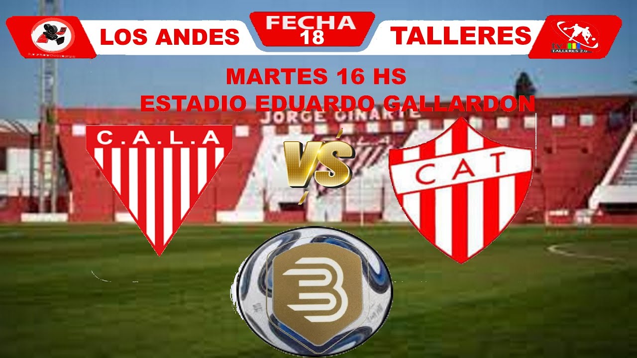 Los Andes 0-1 Talleres - Primera B - Fecha 1 