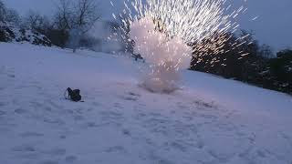 2,5 Inch Titanium Salute VS Snow