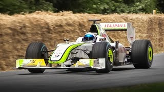 Best of Formula Cars at Festival of Speed 2019: MP4/4 Honda, F2004, Williams FW19, Brawn GP