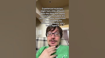 Experienced musicians might feel a little different #musiciantips #musicschool #composers