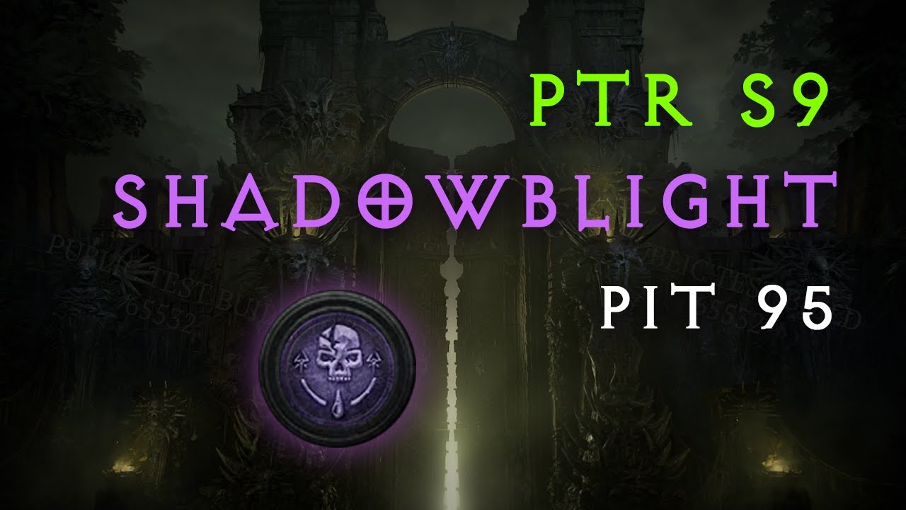 [Diablo 4] PTR S9 - Necro ShadowBlight + New Blighted Aspect - Pit 95 ...