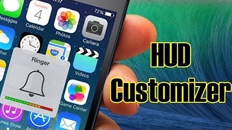 HUD Customizer - iOS 7 Jailbreak Cydia Tweak