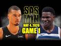 San Antonio Spurs vs Minnesota Timberwolves Full Game 1 Highlights - May 4, 2026 | NBA Playoffs