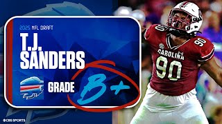 2025 NFL Draft Grades: Bills receive 'B+' for selecting DT T.J. Sanders at No. 41 overall
