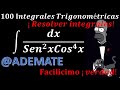 100 Integrales por Sustitución o Cambio de Variable Ejemplo 36 Integral de dx/(sin^2(x)cos^4(x))