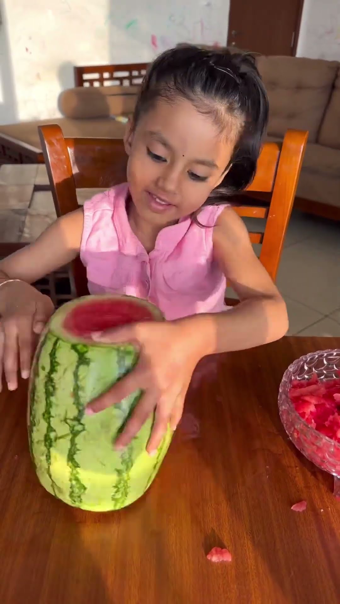 Watermelon prank with mumma ? Tom\u0026Jerry #shorts