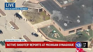 Authorities give initial briefing on synagogue active shooter in West Bloomfield