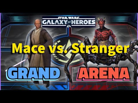 Jedi Mace Coming In Clutch vs Stranger, Starkiller & Maul Hate-Fueled with Maul Cron! GAC Time!