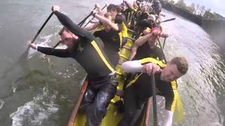 British dragon boat teams get controversial in 2000m race filmed on head cam