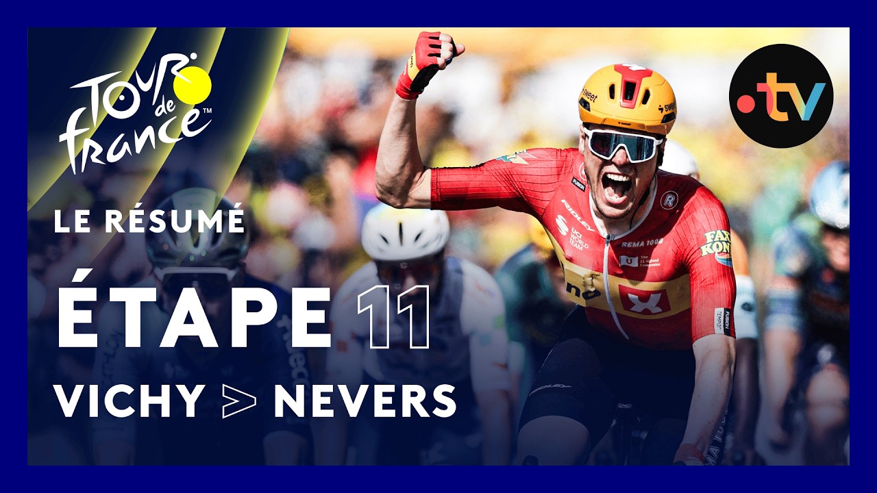 Tour de France 2026 : Søren Wærenskjold crée la SURPRISE à Nevers ! (résumé étape 11)