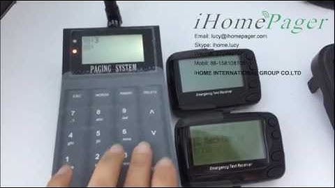 Pocsag Pager system