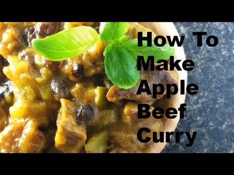 beef curry with apples and raisins