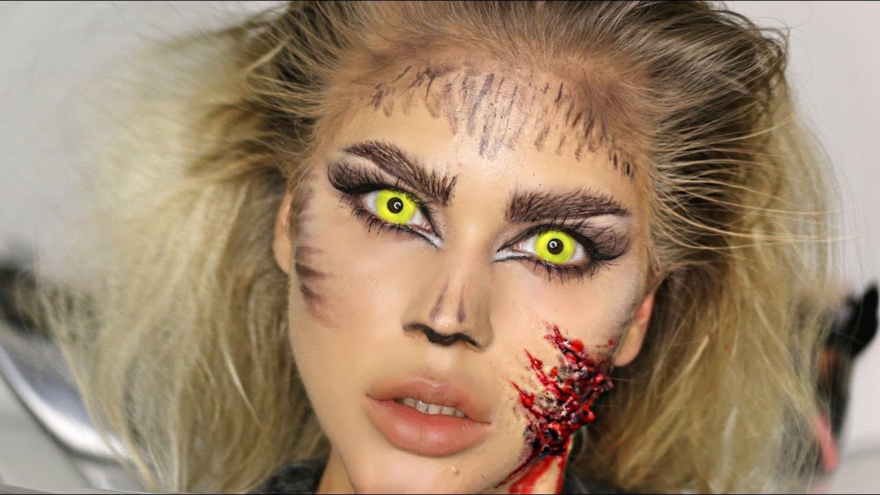 EASY SFX WEREWOLF MAKEUP TUTORIAL HALLOWEEN YouTube